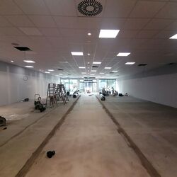 Durable floors for a specialist retail park - H-plus Carré in Herdorf