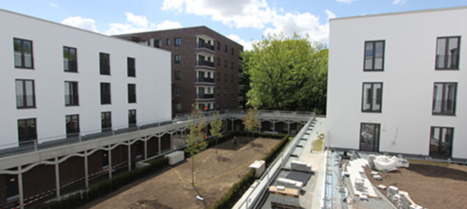 Bethanien-Höfe Eppendorf – Verlegung von Teppich, Linoleum und Designbelägen