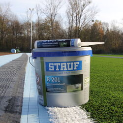 Synthetic turf sports ground for FFC Bergheim in the Lukas Podolski Sportpark