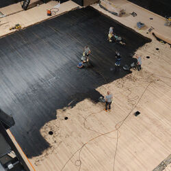 New stage floor in Bruges concert hall: a masterpiece of craftsmanship at a rattling pace