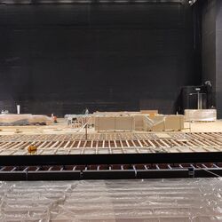 New stage floor in Bruges concert hall: a masterpiece of craftsmanship at a rattling pace