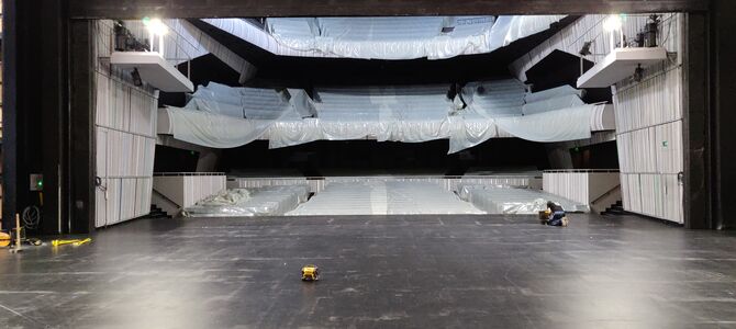 New stage floor in Bruges concert hall: a masterpiece of craftsmanship at a rattling pace