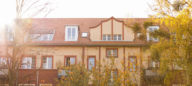 Verklebung von Designbelag im Berliner Karreebau